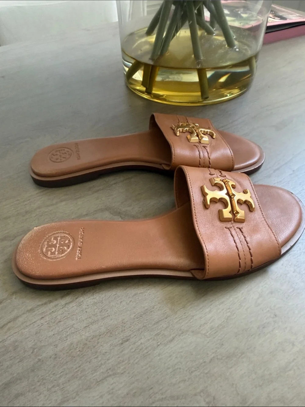 Tory Burch leather slide